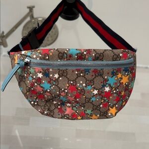 Gucci Multicolor Star Pattern Belt Bag